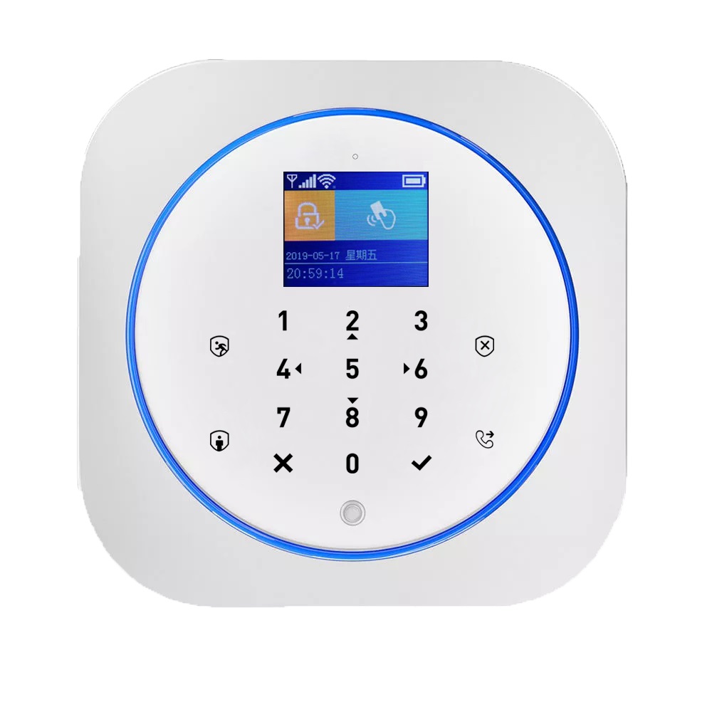 Color screen anti-theft alarm host wifi+gsm alarm system home wireless alarm host
